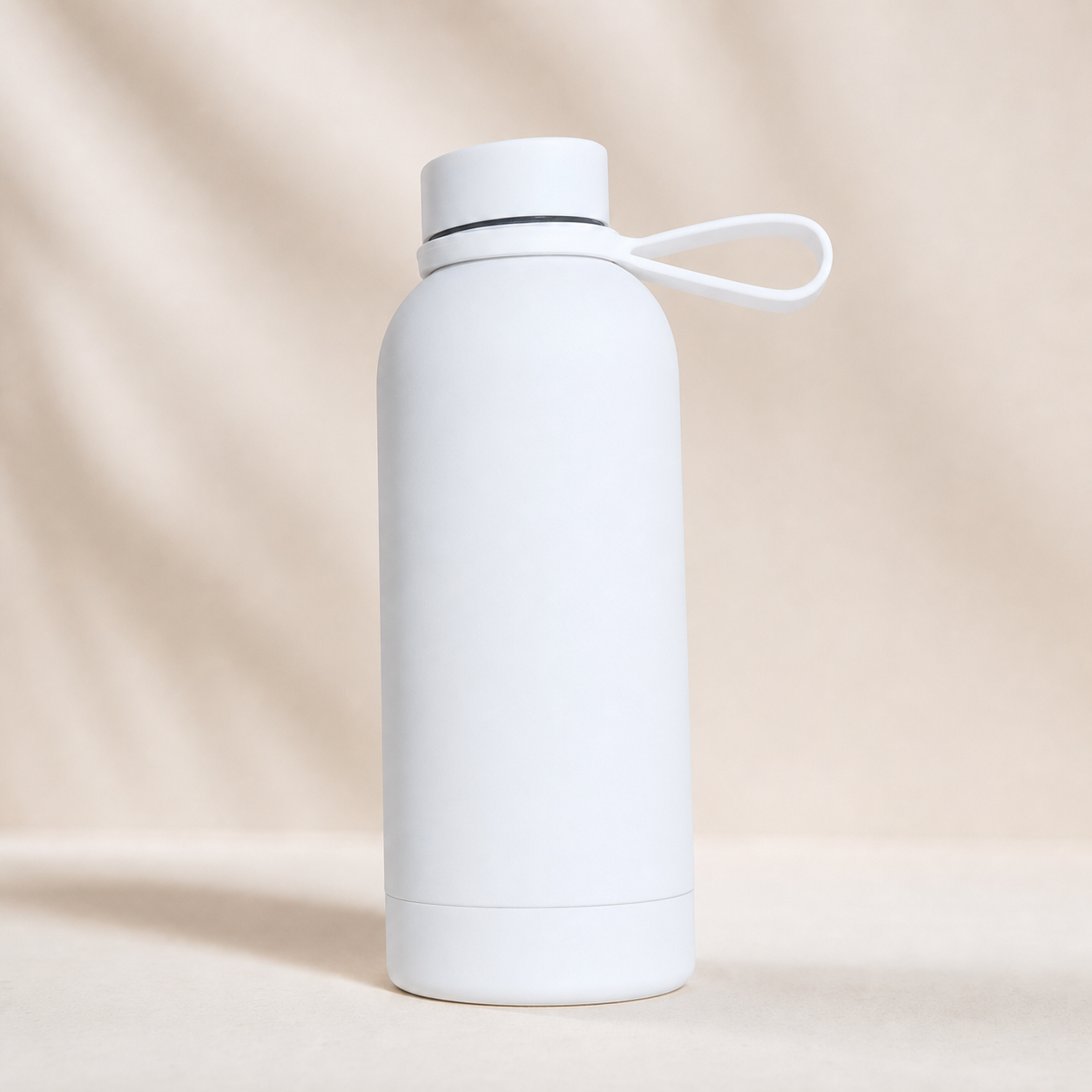 Termo color mate blanco